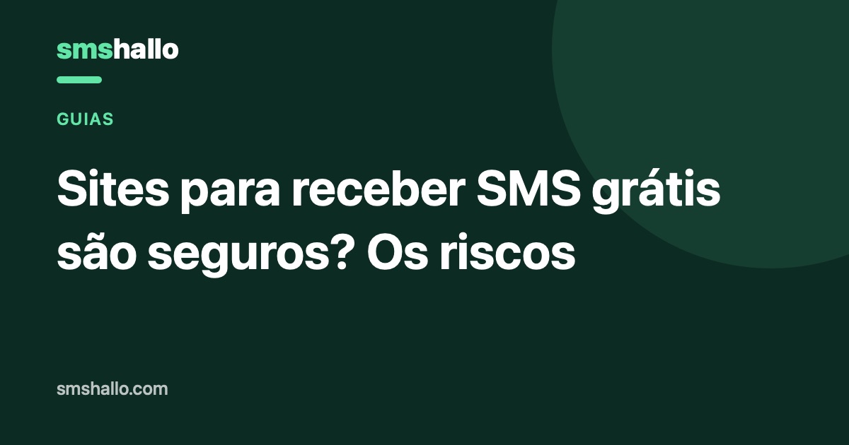 Sites para receber SMS grátis são seguros? Os riscos