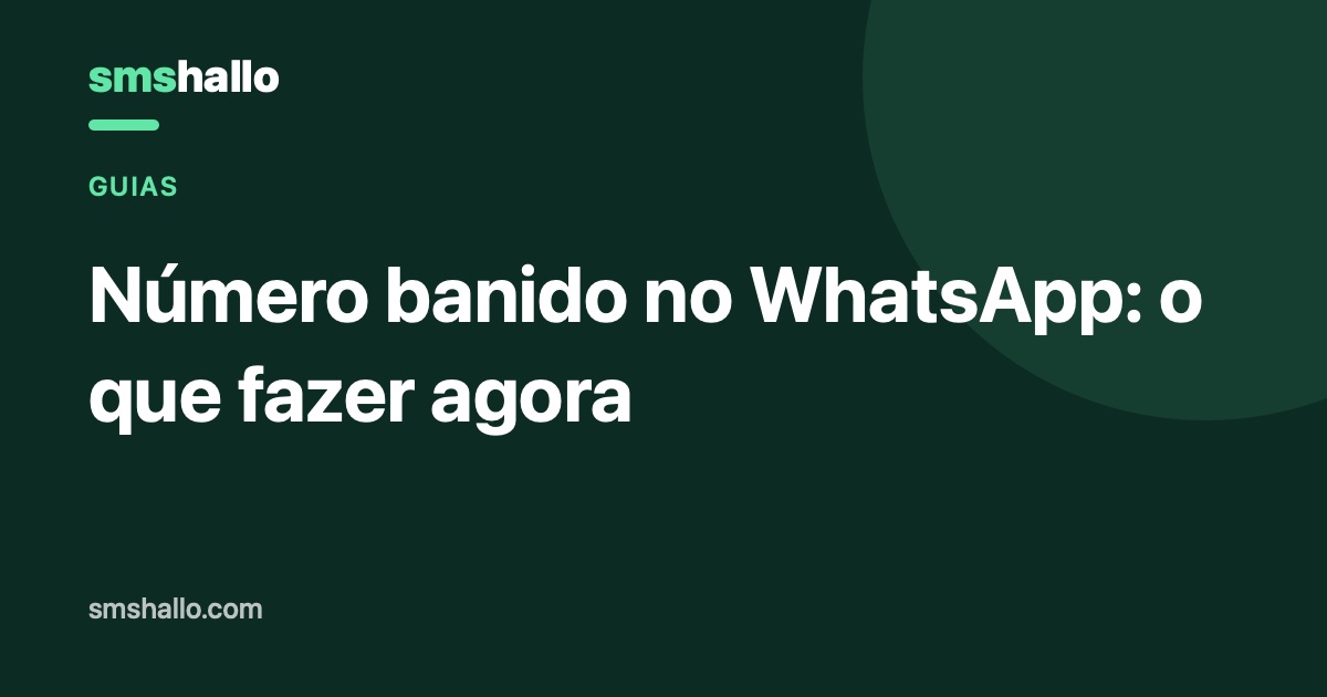 Número banido no WhatsApp: o que fazer agora